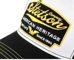 Trucker-Stetson American Heritage /Black Trucker - White