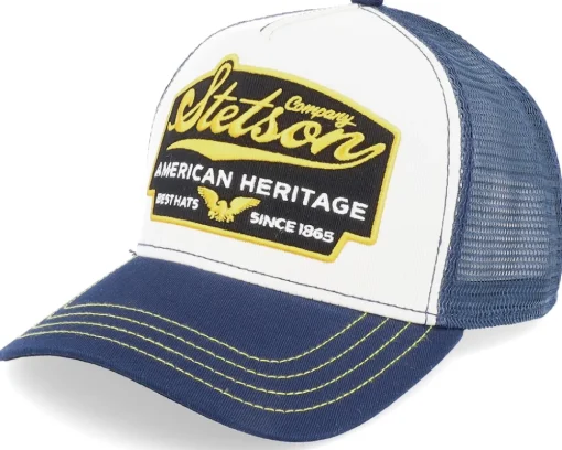 Trucker-Stetson American Heritage /Black Trucker - White