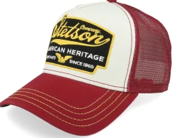 Trucker-Stetson American Heritage /Black Trucker - White