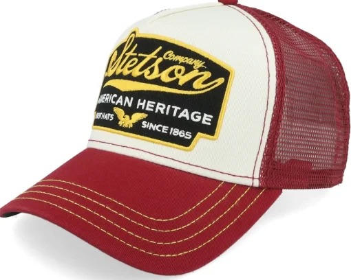 Trucker-Stetson American Heritage /Black Trucker - White