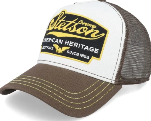 Trucker-Stetson American Heritage /Black Trucker - White