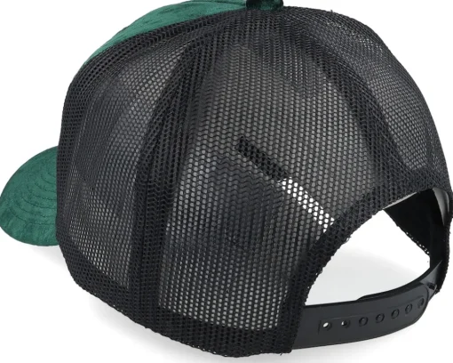 Trucker | Velvet Caps-Calza Pennello American Muscle Classic Car Velvet /Black A-Frame Trucker - Green