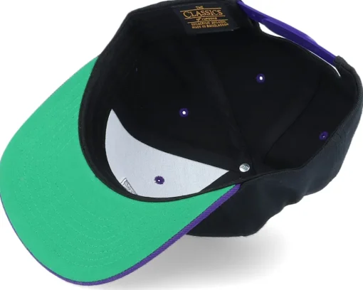 Snapback-Iconic Amethyst Gem Black/Purple Snapback -