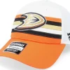 Trucker-Fanatics Anaheim Ducks Authentic Pro Draft White/Orange Trucker -