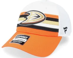 Trucker-Fanatics Anaheim Ducks Authentic Pro Draft White/Orange Trucker -