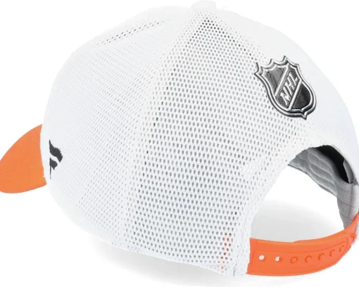 Trucker-Fanatics Anaheim Ducks Authentic Pro Draft White/Orange Trucker -