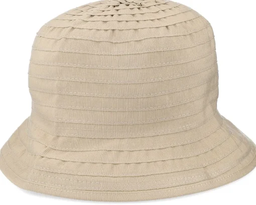 Online MJM Hats Angelica Cotton Beige Bucket -