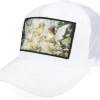 Trucker | Velvet Caps-Calza Pennello Angels & Money Velvet / A-frame Trucker - White