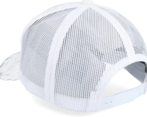 Trucker | Velvet Caps-Calza Pennello Angels & Money Velvet / A-frame Trucker - White