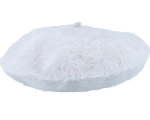 Best Seeberger Angora Light Grey Beret -