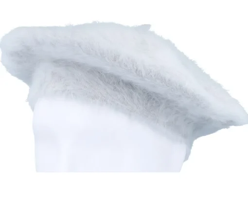 Best Seeberger Angora Light Grey Beret -