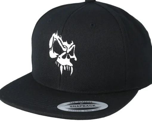 Sale Tattoo Collective Angry Skull Black Snapback -