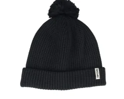 Pom Beanies-Rip Curl Anoeta Reg Beanie Dusty Pom - Blue