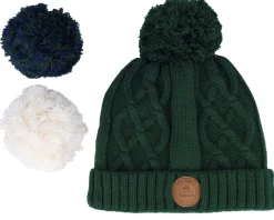 Discount Cabaïa Appletini Dark Green Pom -