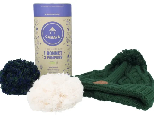 Discount Cabaïa Appletini Dark Green Pom -