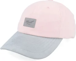 Dad Cap-Reell Arc Suede Cap Soft Pink Dad Cap -