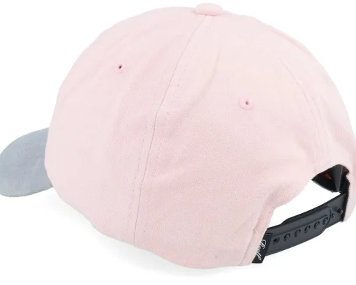 Dad Cap-Reell Arc Suede Cap Soft Pink Dad Cap -