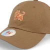 Dad Cap-Hatstore Arla Cow Tiny Logo Tan Dad Cap -