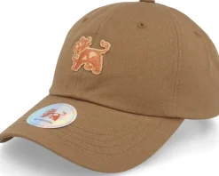 Dad Cap-Hatstore Arla Cow Tiny Logo Tan Dad Cap -