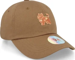 Dad Cap-Hatstore Arla Cow Tiny Logo Tan Dad Cap -