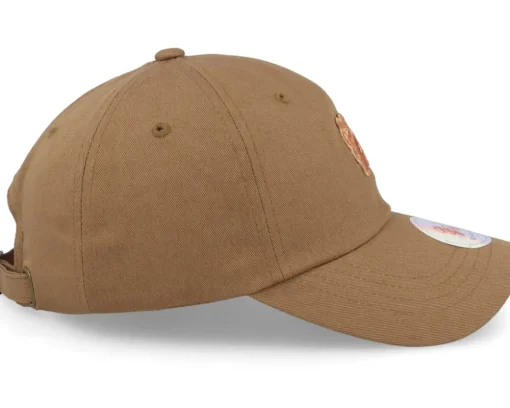 Dad Cap-Hatstore Arla Cow Tiny Logo Tan Dad Cap -