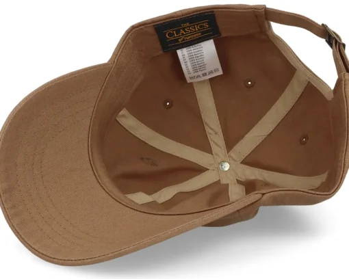Dad Cap-Hatstore Arla Cow Tiny Logo Tan Dad Cap -