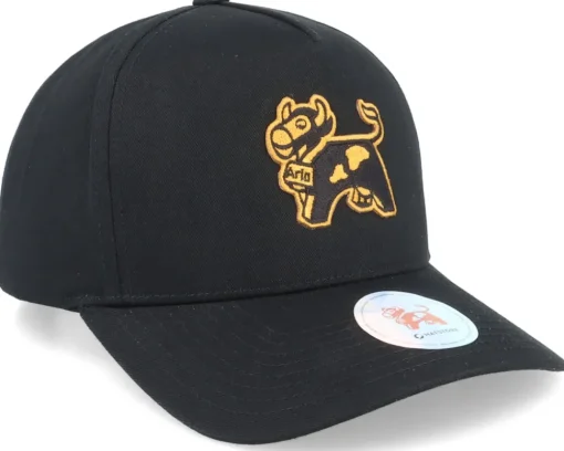 New Hatstore Arla Logo Black A-frame Black Adjustable -