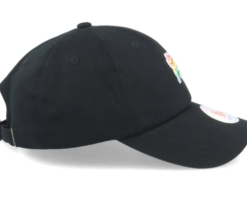 Dad Cap-Hatstore Arla Rainbow Cow Logo Black Dad Cap -