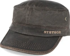 New Stetson Army Co/Pes Dark Brown Army -