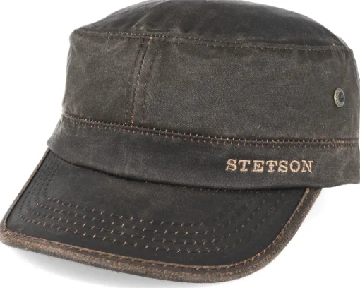 New Stetson Army Co/Pes Dark Brown Army -