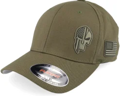 Flexfit-Army Head Army Skull Usa Olive Flexfit -
