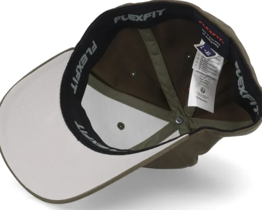Sale Army Head Army Skull USA Olive Flexfit - Green