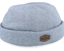 Sale MJM Hats Aron 41 Linen/Cotton Blue Docker -