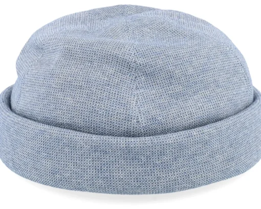 Sale MJM Hats Aron 41 Linen/Cotton Blue Docker -