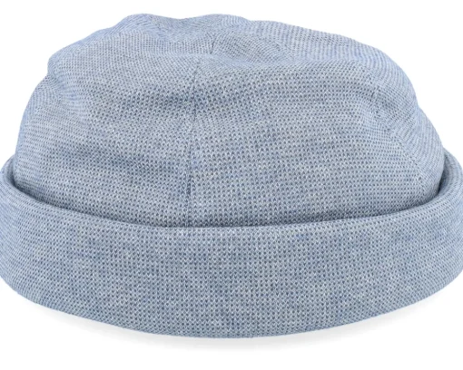 Sale MJM Hats Aron 41 Linen/Cotton Blue Docker -