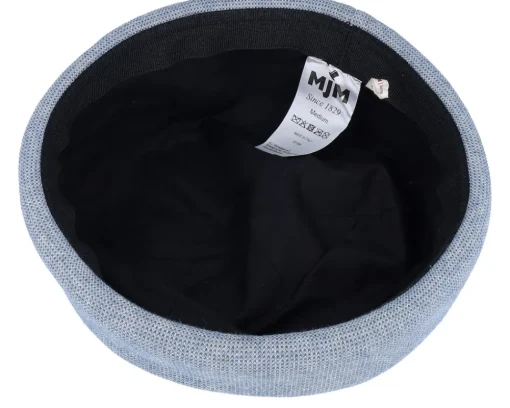 Sale MJM Hats Aron 41 Linen/Cotton Blue Docker -