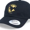 Adjustable-Bacpakr Around The World Black Dad Cap Adjustable -