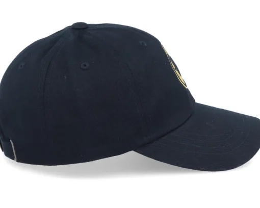 Adjustable-Bacpakr Around The World Black Dad Cap Adjustable -