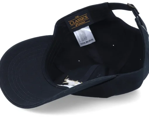 Adjustable-Bacpakr Around The World Black Dad Cap Adjustable -
