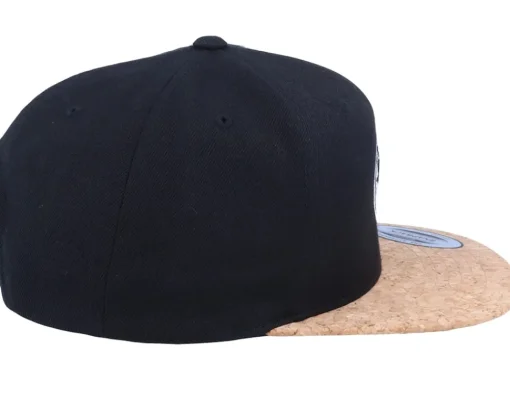 Snapback-Bacpakr Around The World Cork Black Snapback -