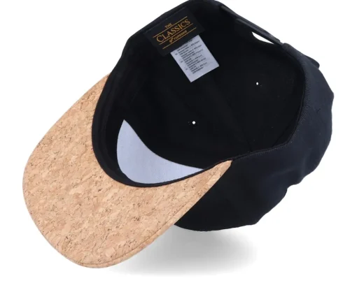 Snapback-Bacpakr Around The World Cork Black Snapback -