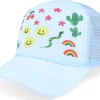Trucker-Mitchell & Ness Art Doodles Blue Trucker -