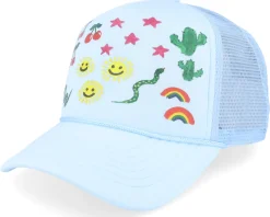 Trucker-Mitchell & Ness Art Doodles Blue Trucker -
