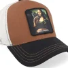 Best Capslab Art Mona Chica White/Brown/Black A-Frame Trucker -