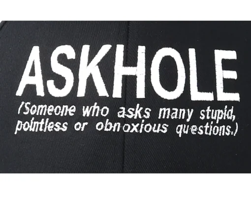 Online Iconic Askhole Black Flexfit -
