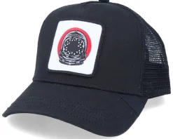 Trucker-Iconic Astro Helmet Patch Black Trucker -