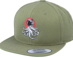 Sale Iconic Astro Squid Olive Snapback -