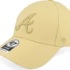 Best 47 Brand Atlanta Braves Mvp Light Gold Adjustable -