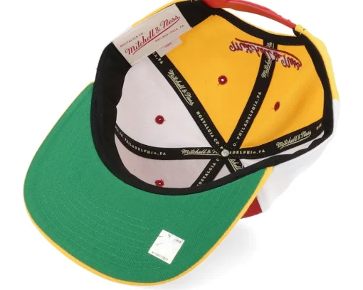 Snapback-Mitchell & Ness Atlanta Hawks Billboard 2 Hwc /Yellow Snapback - Red