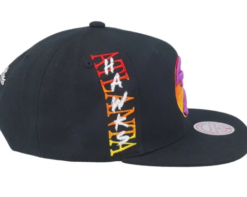 Snapback-Mitchell & Ness Atlanta Hawks High Grade Hwc Snapback - Black